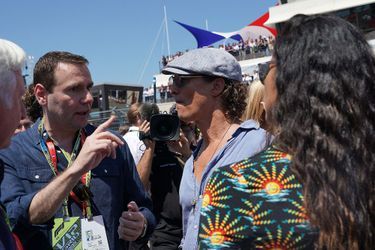 Matthew McConaughey - Les célébrités lors du Grand Prix de France de Formule 1 (F1) sur le circuit Paul Ricard au Castellet, le 24 juillet 2022.
