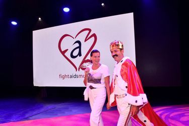 La princesse Stéphanie de Monaco au Fight Aids Gala, le 23 juillet 2022 au Sporting Monte-Carlo.