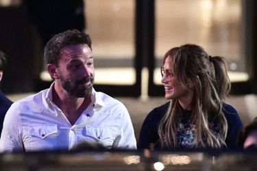 Ben Affleck et sa femme Jennifer Affleck (Lopez) poursuivent leur lune de miel à Paris, à l'Hôtel de Crillon, le 26 juillet 2022.
