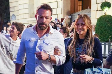 Ben Affleck et sa femme Jennifer Affleck (Lopez) poursuivent leur lune de miel à Paris, le 26 juillet 2022. 