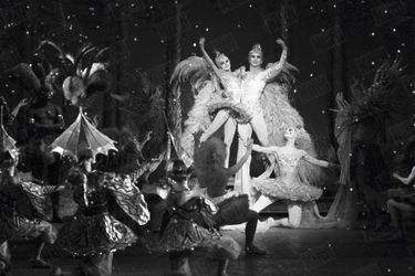 Après sa défection, Rudolf Noureev est engagé dans Le Grand Ballet du Marquis de Cuevas, où il incarne, à partir du 23 juin 1961, l’Oiseau bleu dans « La Belle au bois dormant » au théâtre des Champs-Élysées, aux côtés de la danseuse Liane Daydé.