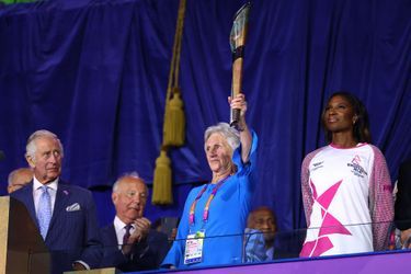 Le prince Charles à la cérémonie d&#039;ouverture des Commonweath Games de Birmingham, au Alexander Stadium, le 28 juillet 2022.