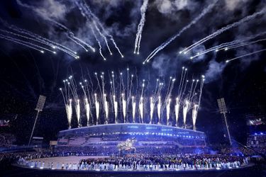 Cérémonie d&#039;ouverture des Commonweath Games de Birmingham, au Alexander Stadium, le 28 juillet 2022.