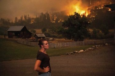L'incendie, baptisé «McKinney», a détruit plus de 20.638 hectares de la forêt nationale de Klamath, dans le nord de la Californie.