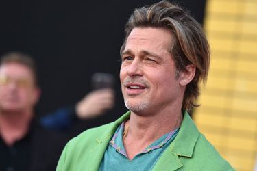 Brad Pitt à l'avant-première de «Bullet Train» à Los Angeles, le 1er août 2022.