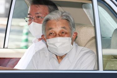 L’empereur émérite du Japon Akihito à Tokyo, le 29 juillet 2022