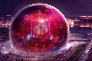 157 mètres de large pour 102 mètres de haut : ce sont les dimensions de la MSG Sphere qui sera inauurée en 2023 à Las Vegas. 