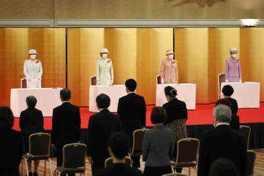 L'impératrice Masako et les princesses Kiko, Nobuko et Hisako du Japon à Tokyo, le 10 août 2022
