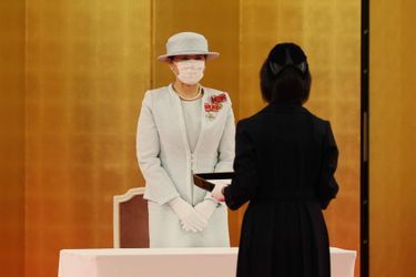 L'impératrice Masako du Japon à Tokyo, le 10 août 2022