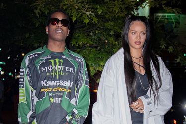 Rihanna et ASAP Rocky à New York, le 11 août 2022. 
