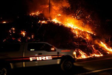 Le Wishon Fire fait rage en Californie depuis lundi.