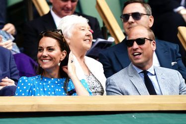 Kate Middleton et le prince William au tournoi de Wimbledon, à Londres, le 5 juillet 2022.
