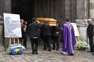 Les funérailles de Jean-Jacques Sempé ont eu lieu en l'église Saint-Germain des Prés, vendredi 19 août 2022.