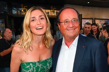 Julie Gayet et François Hollande à Angoulême, vendredi 26 août.