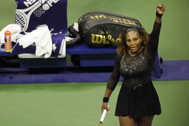 Serena Williams lundi lors de son match de l'US Open.