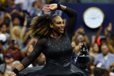Serena Williams lundi lors de son match de l'US Open.