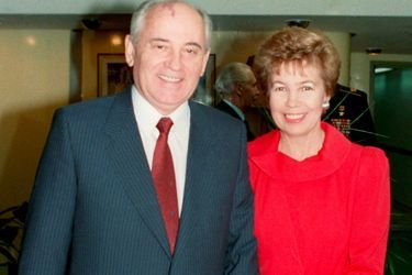Mikhail et Raissa Gorbatchev à Moscou en septembre 1999