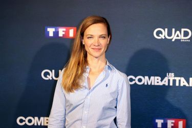 L'actrice Odile Vuillemin à l'avant-première de «Les Combattantes» au cinéma Gaumont Marignan, à Paris, le 5 septembre 2022. 