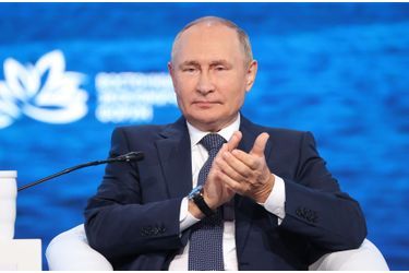 Vladimir Poutine le 7 septembre lors d'un Forum à Vladivostok. 
