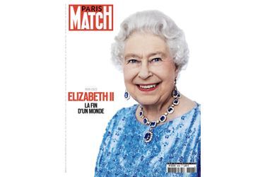 La Une de Paris Match consacré à la mort d'Elizabeth II.