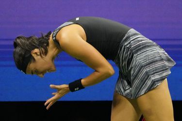 Caroline Garcia n'a jamais pu se libérer lors de la demi-finale de l'US Open qui l'opposait à Jabeur.