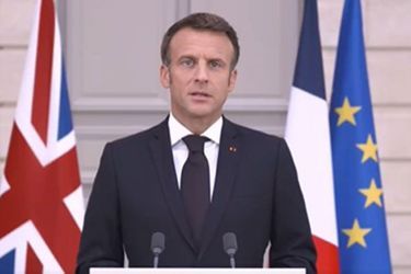Le discours vidéo d'Emmanuel Macron en hommage à la reine Elizabeth II.