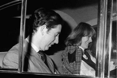 Camilla Parker Bowles et le prince Charles, le 14 février 1975