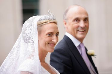La princesse Maria Laura de Belgique et son père le prince Lorenz, le 10 septembre 2022