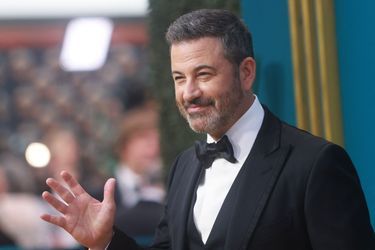 L’humoriste et animateur de télévision Jimmy Kimmel, aux Emmy Awards, à Los Angeles, le 12 septembre 2022. 