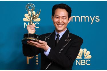 Lee Jung Jae vient d’être couronné meilleur acteur dans un drame pour «Squid Game», à Los Angeles, le 12 septembre 2022. 