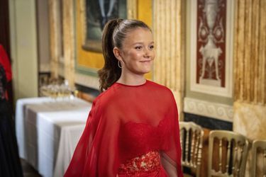 La princesse Isabella de Danemark, au Théâtre royal à Copenhague le 10 septembre 2022