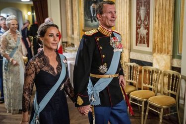 La princesse Marie et le prince Joachim de Danemark, au Théâtre royal à Copenhague le 10 septembre 2022