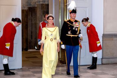 La princesse Marie et le prince Joachim de Danemark au château de Christiansborg à Copenhague, le 10 septembre 2022 