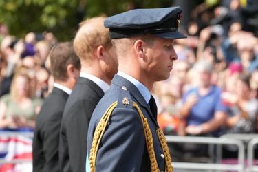 Le prince William défile dans le centre de Londres, le 14 septembre 2022.