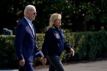 Joe et Jill Biden se mettent en route vers Londres, où ils assisteront aux obsèques de la reine Elizabeth II lundi.