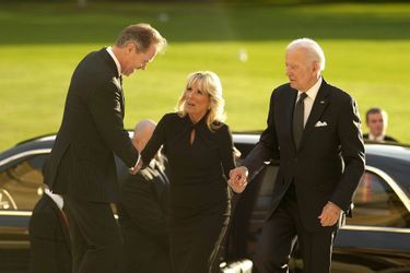 Joe et Jill Biden à la réception organisée par le roi Charles III au palais de Buckingham.