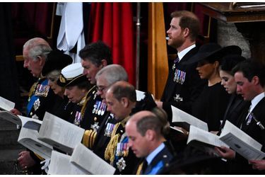 La cérémonie en hommage à la reine Elizabeth II, dans l'Abbaye de Westminster. 