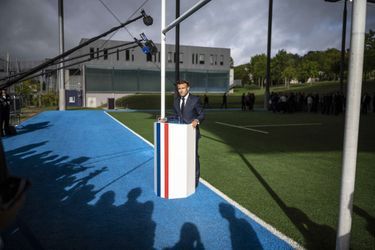 Emmanuel Macron au lancement du Conseil national de refondation, le 8 septembre à Marcoussis.