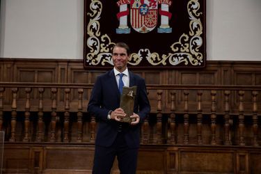 Rafael Nadal a reçu le prix Camino Real, le 20 septembre 2022.