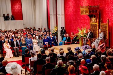 Cérémonie du Prinsjesdag au cours de laquelle le roi Willem-Alexander des Pays-Bas lit le "discours du trône", lançant l'année parlementaire
