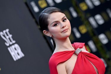 Selena Gomez aux Critics Choice Awards à Los Angeles, en mars 2022.
