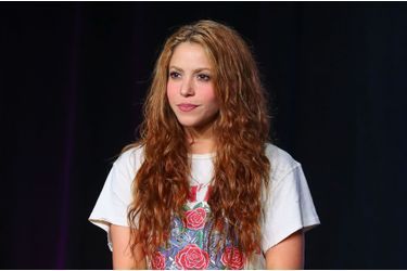 Shakira lors d'une conférence de presse, le 30 janvier 2020, au Hilton Downtown, à Miami. 