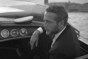 Paul Newman à Venise en 1963.