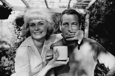 Joanne Woodward et Paul Newman en 1963.