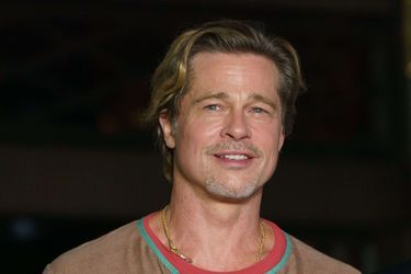 Brad Pitt à l'avant-première du film «Bullet Train», à Tokyo, en août 2022.