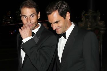 Rafael Nadal et Roger Federer le 22 septembre 2022 à Londres.