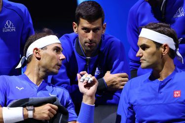 Rafael Nadal, Novak Djokovic et Roger Federer