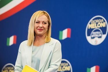 Présidente du parti Fratelli d'Italia (FDI), Giorgia Meloni est la probable future Première ministre de l'Italie.