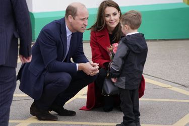 Le duc et la duchesse de Cambridge se sont rendus à Holyhead, au Pays de Galles, le 27 septembre 2022. 