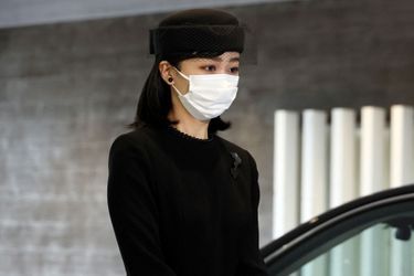 La princesse Kako du Japon aux funérailles nationales de Shinzo Abe à Tokyo, le 27 septembre 2022